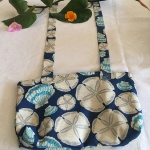Tropical crossbody shell bag